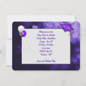 afstuderen van paars en zwart varken kaart (Voorkant)