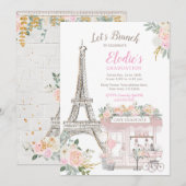 Afstuderen van Parijs Kaart (Voorkant / Achterkant)