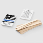 Afstuderen van politie van politiekaarten voor pol handwaaier (Niet-gemonteerd)