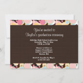 Afstuderen van Polka Dot Foto Aankondigingen (Achterkant)