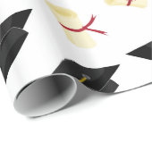 Afstuderen van school gefeliciteerd cadeaupapier (Rol Hoek)