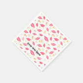 Afstuderen van school gefeliciteerd servet (Hoek)