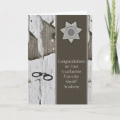 Afstuderen van Sheriff Academy Kaart (Voorkant)