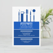 Afstuderen van tandheelkundige instrumenten Royal Kaart (Staand voorkant)