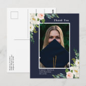 Afstuderen van tuinbouw Foto: Dank u Briefkaart (Voorkant / Achterkant)
