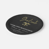 Afstuderen van verpleegkundige Caduceus Papieren Bordje (Gekanteld)