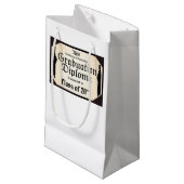 Afstuderen van voltooiing klein cadeauzakje (Voorkant Gekanteld)