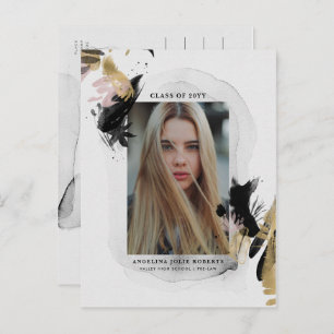 Afstuderen van voorbijgaande aard briefkaart