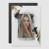 Afstuderen van voorbijgaande aard magnetische uitnodiging (Voorkant / Achterkant)