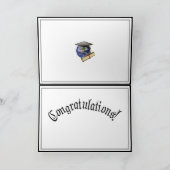 Afstuderen van wereldklasse - Pet en Golden Diplom Kaart (Binnen)