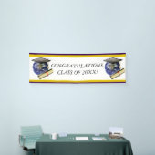 Afstuderen van wereldklasse - Pet en Golden Diplom Spandoek (Beurs)