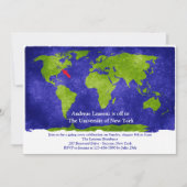 Afstuderen van Wereldstudies/Voortijdige uitnodigi Kaart (Voorkant)