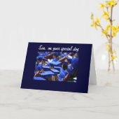 AFSTUDEREN VAN ZOON GEFELICITEERD KAART (Gele Bloem)