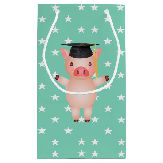 Afstuderen Varken en Sterren Klein Cadeauzakje (Achterkant)