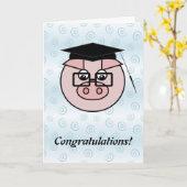 Afstuderen Varken Kaart (Gele Bloem)