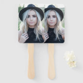 Afstuderen ventilator Afstuderen één grote foto Handwaaier (Voorkant en achterkant)