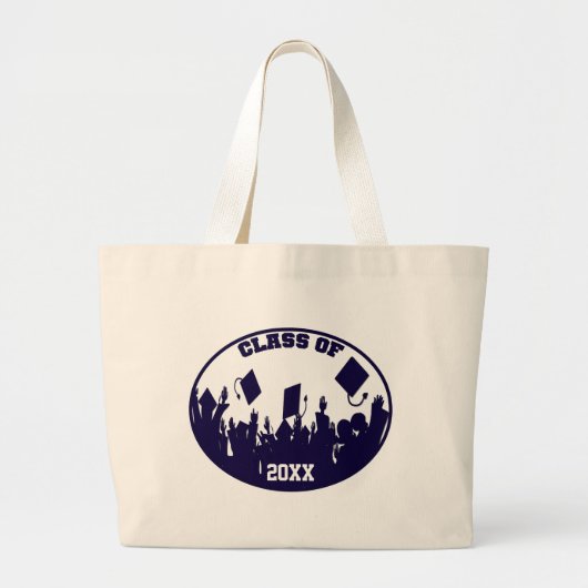 Afstuderen Verandering naar lopend jaar Grote Tote Bag (Voorkant)