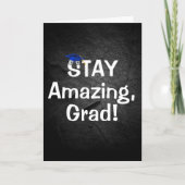 Afstuderen Verbluffende tekst met bril Kaart (Voorkant)