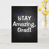 Afstuderen Verbluffende tekst met bril Kaart (Gele Bloem)