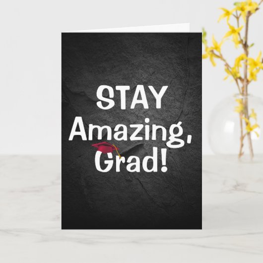 Afstuderen: Verbluffende tekst op Rock Kaart (Gele Bloem)