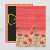 Afstuderen, Verhuizen & Party Aankondiging Kaarten (Voorkant / Achterkant)