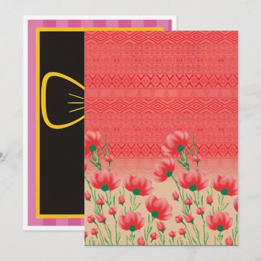 Afstuderen, Verhuizen & Party Aankondiging Kaarten (Voorkant / Achterkant)