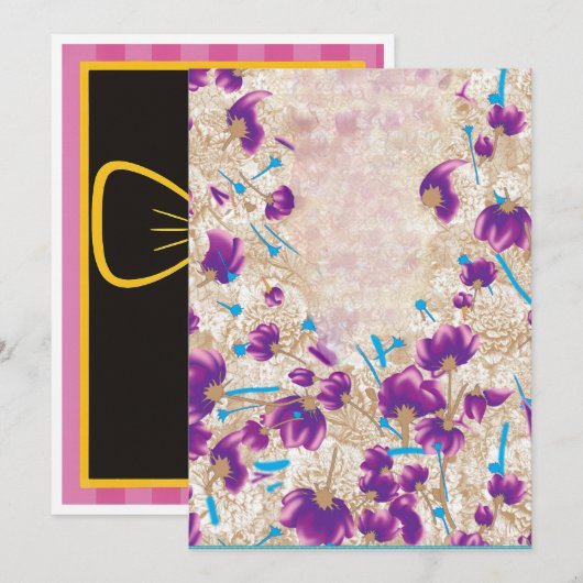 Afstuderen, Verhuizen & Viering Aankondiging Kaart (Voorkant / Achterkant)