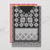 Afstuderen, Verjaardag & Life Event Invitation Kaa Aankondiging (Voorkant / Achterkant)