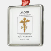 Afstuderen verpleegkundige praktiserer gefelicitee metalen ornament (Links)