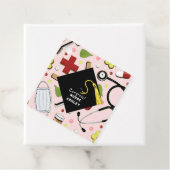 Afstuderen verpleegschool bedankjes labels (In situ)