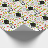 Afstuderen verpleegschool cadeaupapier (Hoek)