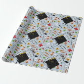 Afstuderen verpleegschool cadeaupapier (Uitgerold)