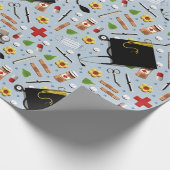 Afstuderen verpleegschool cadeaupapier (Hoek)