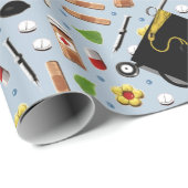 Afstuderen verpleegschool cadeaupapier (Rol Hoek)