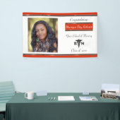 Afstuderen, Verpleegschool, Caduceus, Aangepast Spandoek (Beurs)