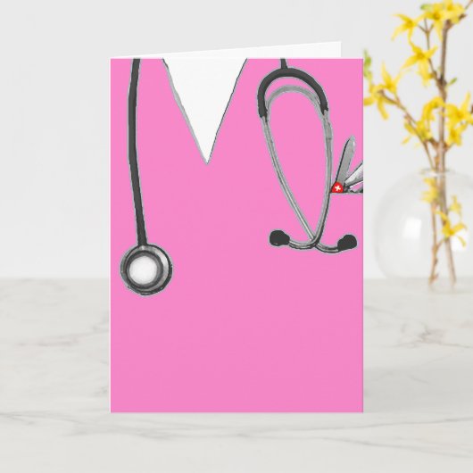 Afstuderen verpleegschool kaart (Gele Bloem)