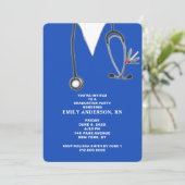 Afstuderen verpleegschool kaart (Staand voorkant)