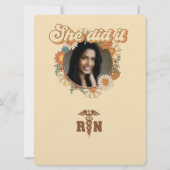 Afstuderen verpleegschool kinderverzorging geperso kaart (Achterkant)