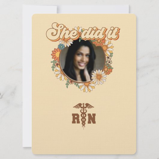 Afstuderen verpleegschool kinderverzorging geperso kaart (Achterkant)