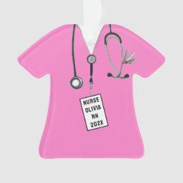 Afstuderen verpleegschool ornament