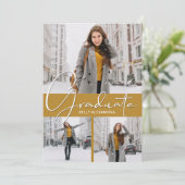 Afstuderen Verticaal 3 Aankondiging van het Foto A (Staand voorkant)