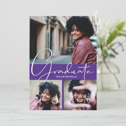 Afstuderen Verticaal 3 Aankondiging van het Foto A (Staand voorkant)