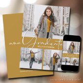 Afstuderen Verticaal 3 Aankondiging van het Foto A