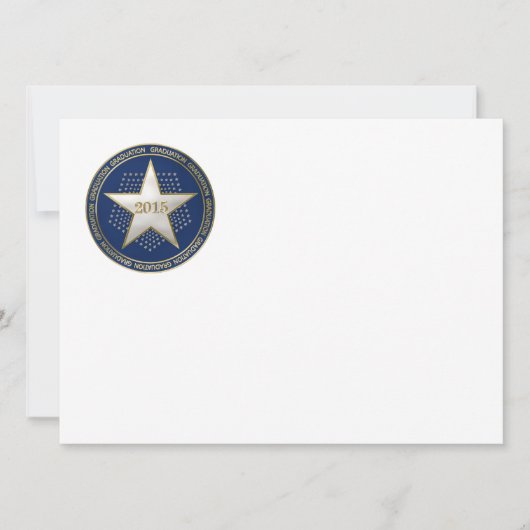 Afstuderen verzegeling aankondiging (Voorkant)