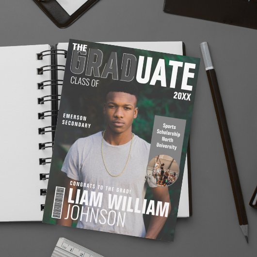 Afstuderen Vet Hoesje van het Tijdschrift van de F Aankondiging