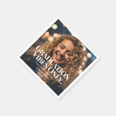 Afstuderen vibes alleen papier servet (Hoek)