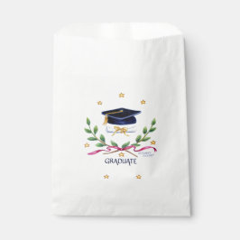 Afstuderen Victory Emblem Favor Bags Bedankzakje