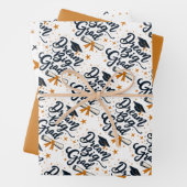 Afstuderen vieren inpakpapier vel (In situ)