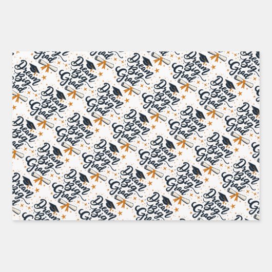 Afstuderen vieren inpakpapier vel (Voorkant)