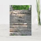 Afstuderen vieren kaart (Voorkant)